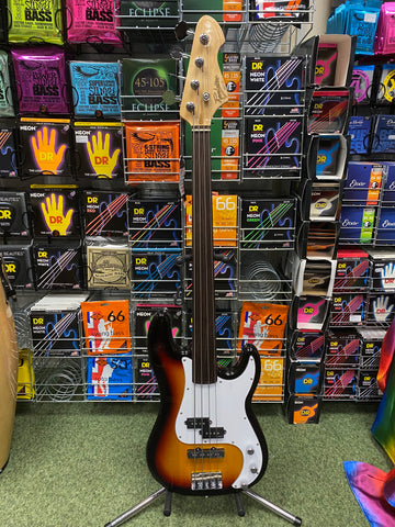 Revelation RPJ-77 F fretless bass guitar