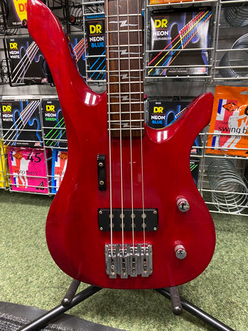 Samick Bass guitar in red (Made in Korea) S/H