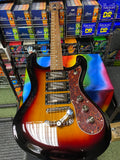 Italia Europa electric guitar in 3 tone sunburst - Made in Korea
