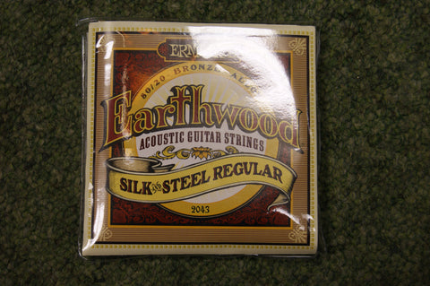 Ernie Ball 2043 Earthwood silk & steel soft guitar strings 11-52