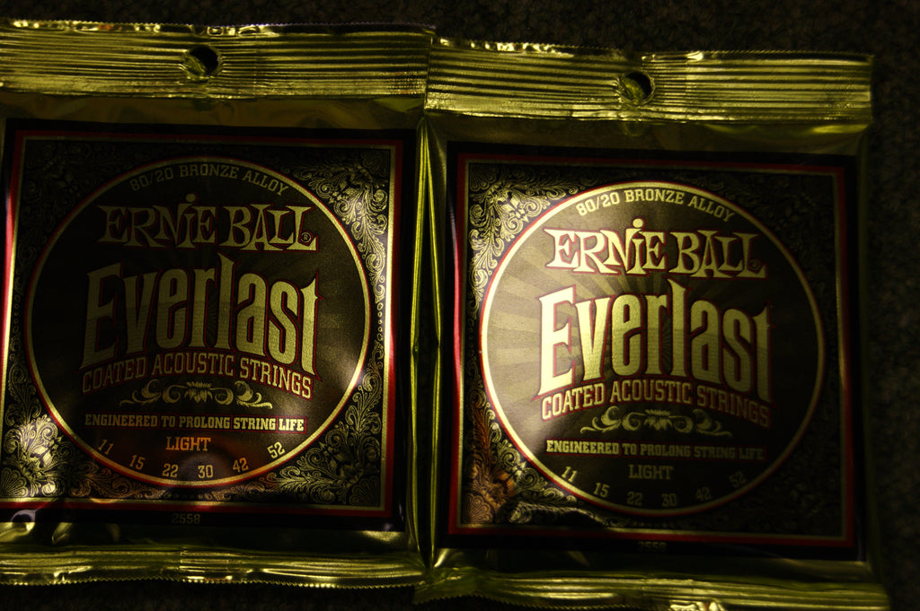 Ernie Ball 2558 Everlast light 11-52 acoustic guitar strings (2 PACKS)