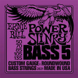 Ernie Ball 2821 power slinky bass 5 guitar strings 50-135