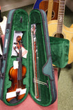 Antoni ACV34 debut 1/8 size violin in - sold as an outfit with case bow & rosin