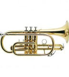 J Michael Cornet outfit in gold lacquer finish