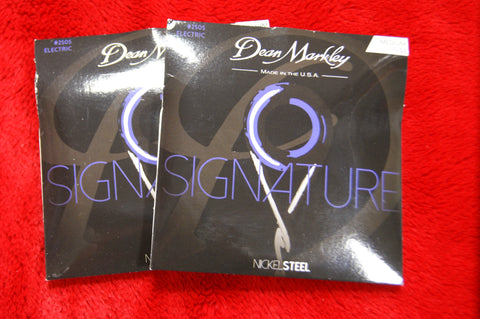 Dean Markley 2505 Signature Series medium 11-52 electric guitar strings (2 PACKS)