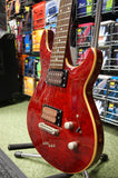 Shine electric guitar with quilted top in red - Made in Korea S/H