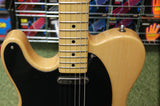 Revelation RTE54 single cutaway model in butterscotch blonde finish left hand