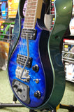 Vox Starstream Artist Series synth electric guitar in blue quilted maple  - Made in Japan