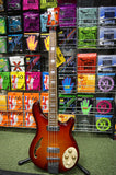Italia Rimini bass guitar IRMB4 in Cherry Sunburst - Made in Korea