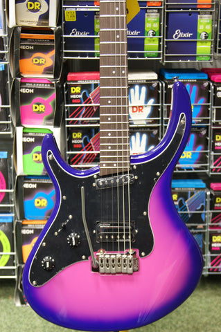 Revelation RHS electric guitar in martian Sunset finish Left Hand