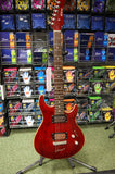 Shine electric guitar with quilted top in red - Made in Korea S/H