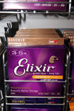 Elixir Nanoweb coated E16002 10-47 phosphor bronze acoustic guitar strings extra light