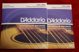D'Addario EJ37 phosphor bronze 12 string guitar strings (2 PACKS)