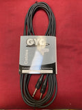 Guitar Lead GC20 by GYC 20ft 6m straight ends black