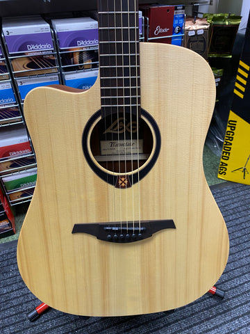 LAG Tramontane TL70DCE electro acoustic guitar in natural finish - Lefthand