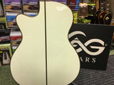 Lag Tramontane T118ASCE-IVO Auditorium slim cutaway electro-acoustic in ivory white