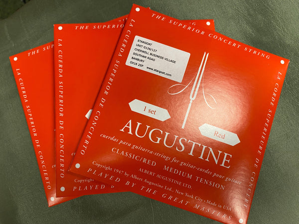 Augustine Classic Red jeu de cordes pour guitare classique 