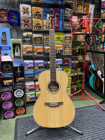 Takamine GY51E electro-acoustic guitar in natural finish
