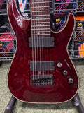 Schecter C-8 Hellraiser in black cherry - Made in Korea S/H