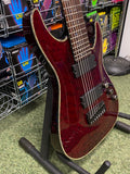 Schecter C-8 Hellraiser in black cherry - Made in Korea S/H