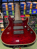 Schecter C-8 Hellraiser in black cherry - Made in Korea S/H