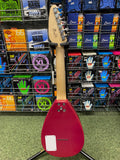 Vox Mini MKIII travel guitar teardrop shape in loud red finish