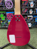 Vox Mini MKIII travel guitar teardrop shape in loud red finish