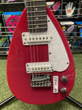 Vox Mini MKIII travel guitar teardrop shape in loud red finish