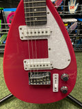 Vox Mini MKIII travel guitar teardrop shape in loud red finish