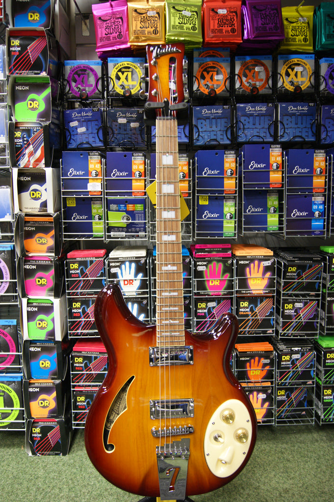 Italia Rimini 6 string in honey sunburst finish - Made in Korea