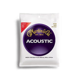Martin M140 light acoustic guitar strings 12-54 (2 PACKS)