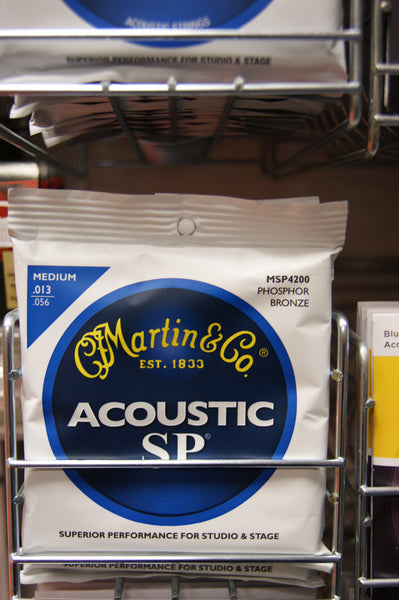 Martin MSP4200 Acoustic SP medium acoustic guitar strings 13 56