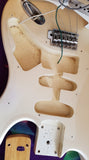 Memphis strat style guitar in olympic white S/H
