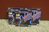DR Neon NMCE-11 multi colour electric guitar strings 11-50 (3 PACKS)