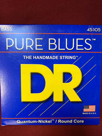 DR PB-45 Pure Blues bass guitar strings - Made in USA