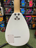 Vox Mini Mk III travel guitar teardrop shape in marble /white finish