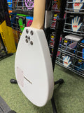 Vox Mini Mk III travel guitar teardrop shape in marble /white finish