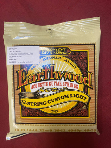 Ernie Ball 2013 Earthwood acoustic 12 string guitar 10-48