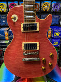Tokai Loverock guitar in quilted translucent fuschia - Made in Japan S/H