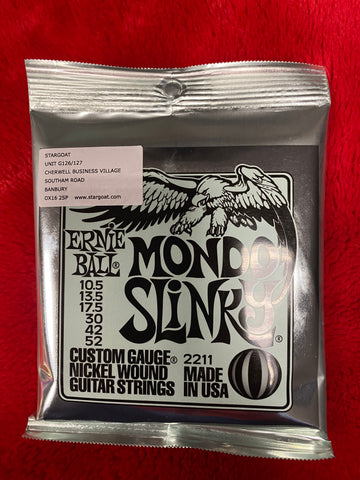 Ernie Ball 2211 Mondo Slinky 10.5 - 52 electric guitar strings (2 PACKS)