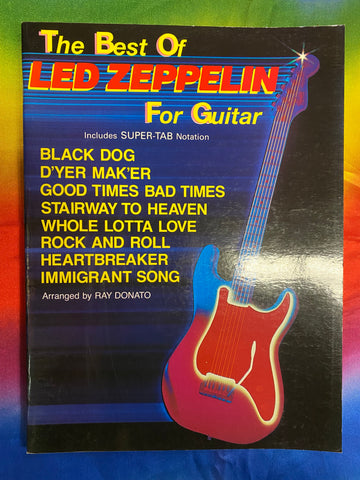 The Best of Led Zep songbook for guitar and vocals
