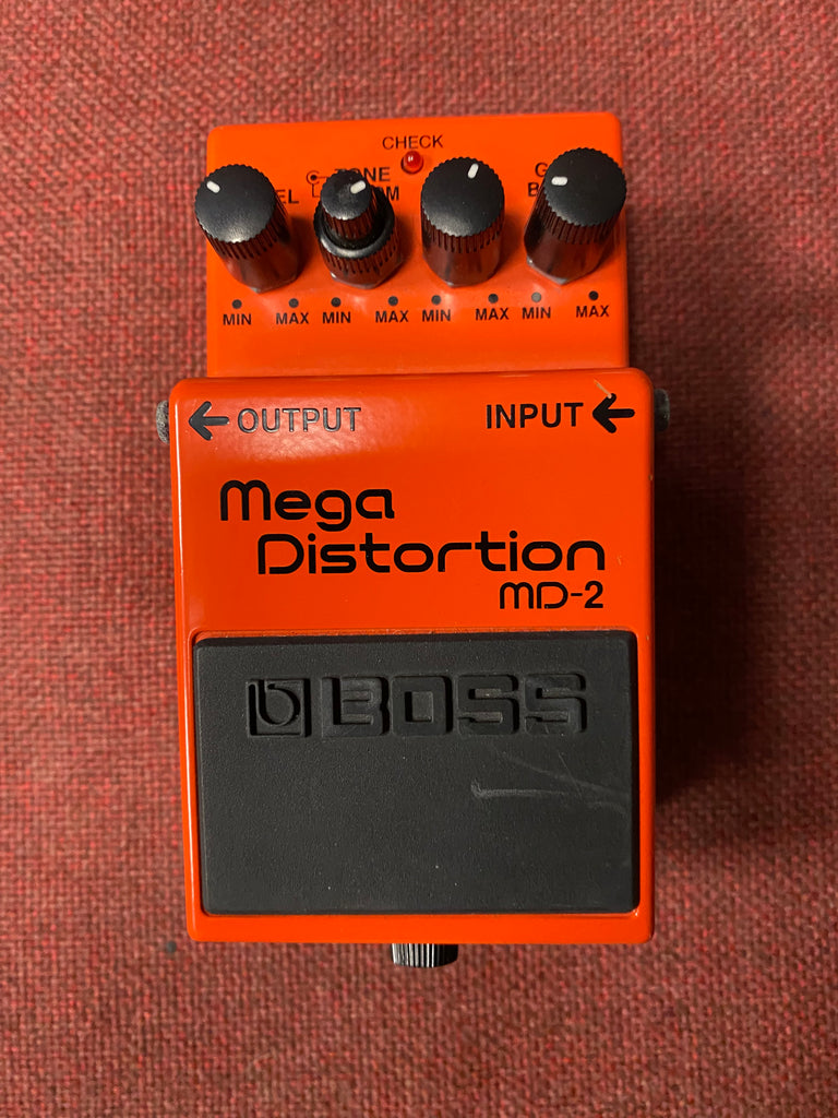 Boss MD-2 Mega Distortion instrument pedal S/H