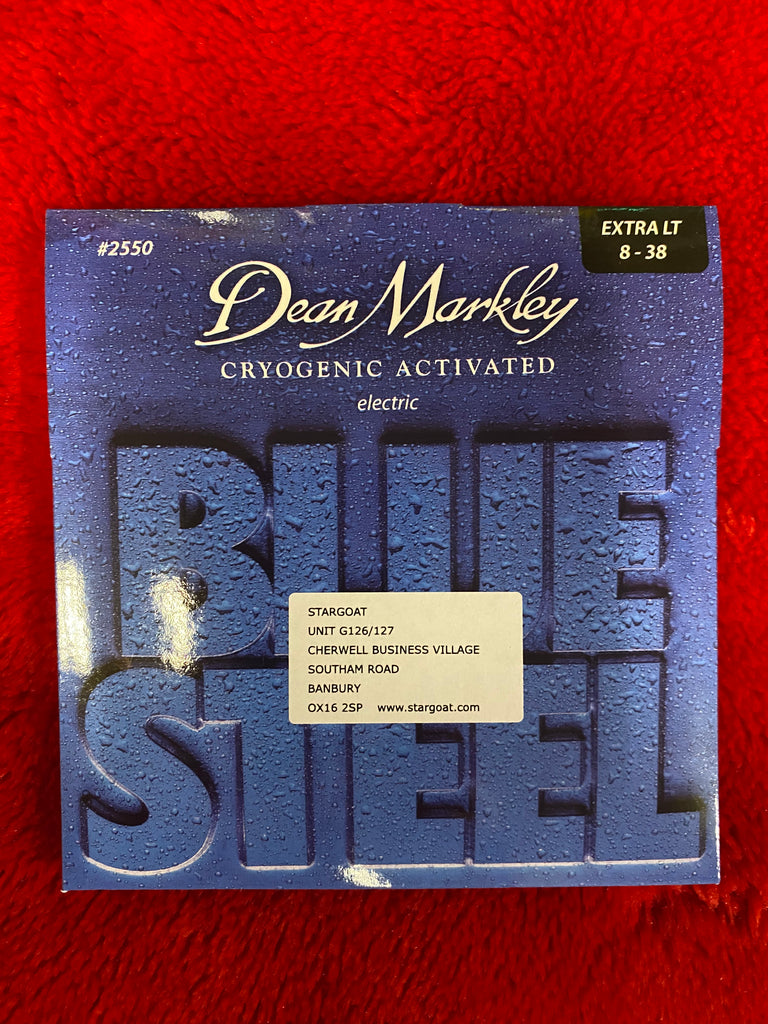 Dean Markley 2550 Blue Steel 8-38 electric guitar strings