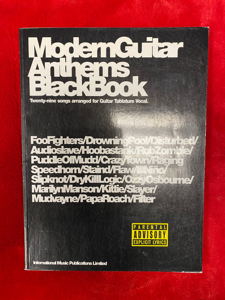 Modern Guitar Anthems for Guitar TAB / Vocal
