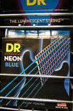 DR Neon NBE-11 blue coated electric guitar strings 11-50