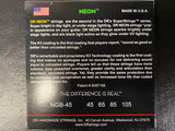 DR Neon NGB-45 green luminous bass guitar strings 45-105