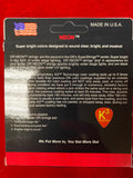 DR Neon NRA-10 red coated acoustic guitar strings 10-48