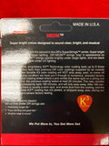 DR Neon NRA-11 red coated acoustic guitar strings 11-50