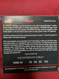 DR Neon NRB-45 red luminous medium bass guitar strings 45-105