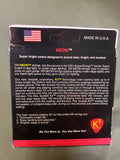 DR Neon NRE-9-46 Red coated electric guitar strings 9-46